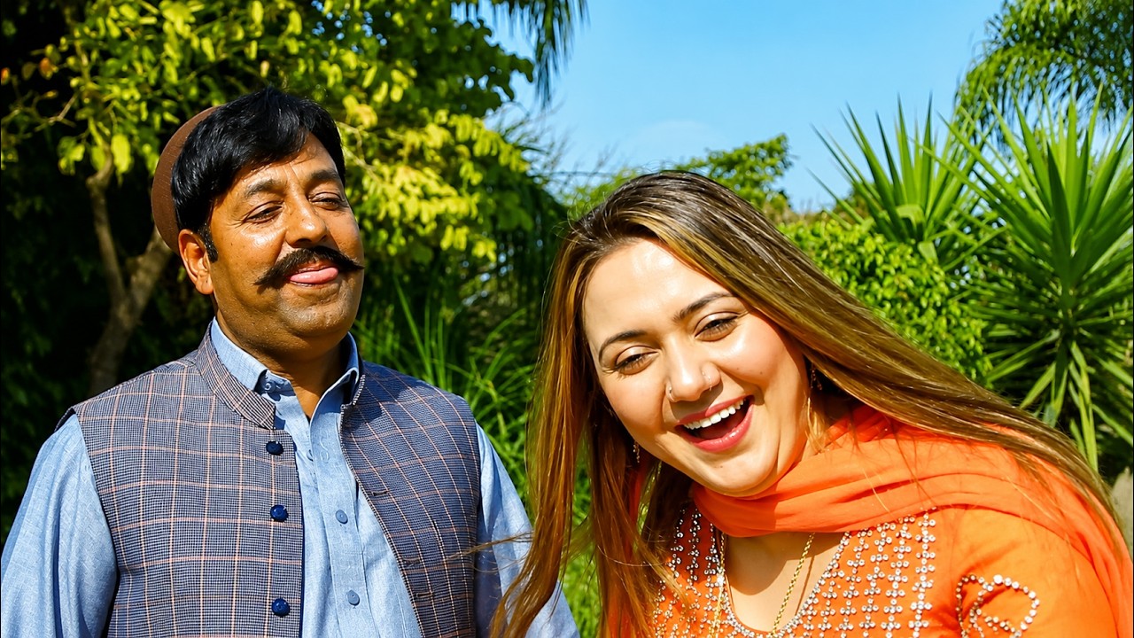 Fatima Gul & Shahid Khan Laughing In Scene Of Song