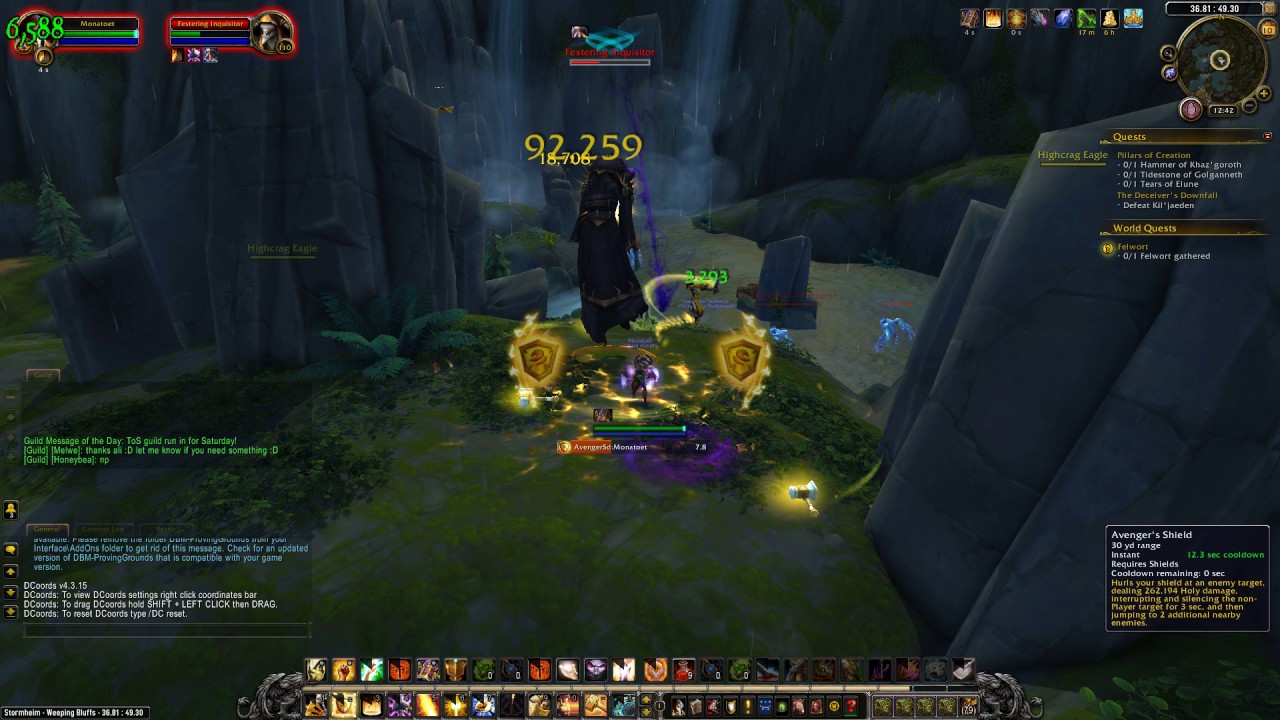 Legion World Quest 124: Felwort (Stormheim) (WoW, human, Paladin)