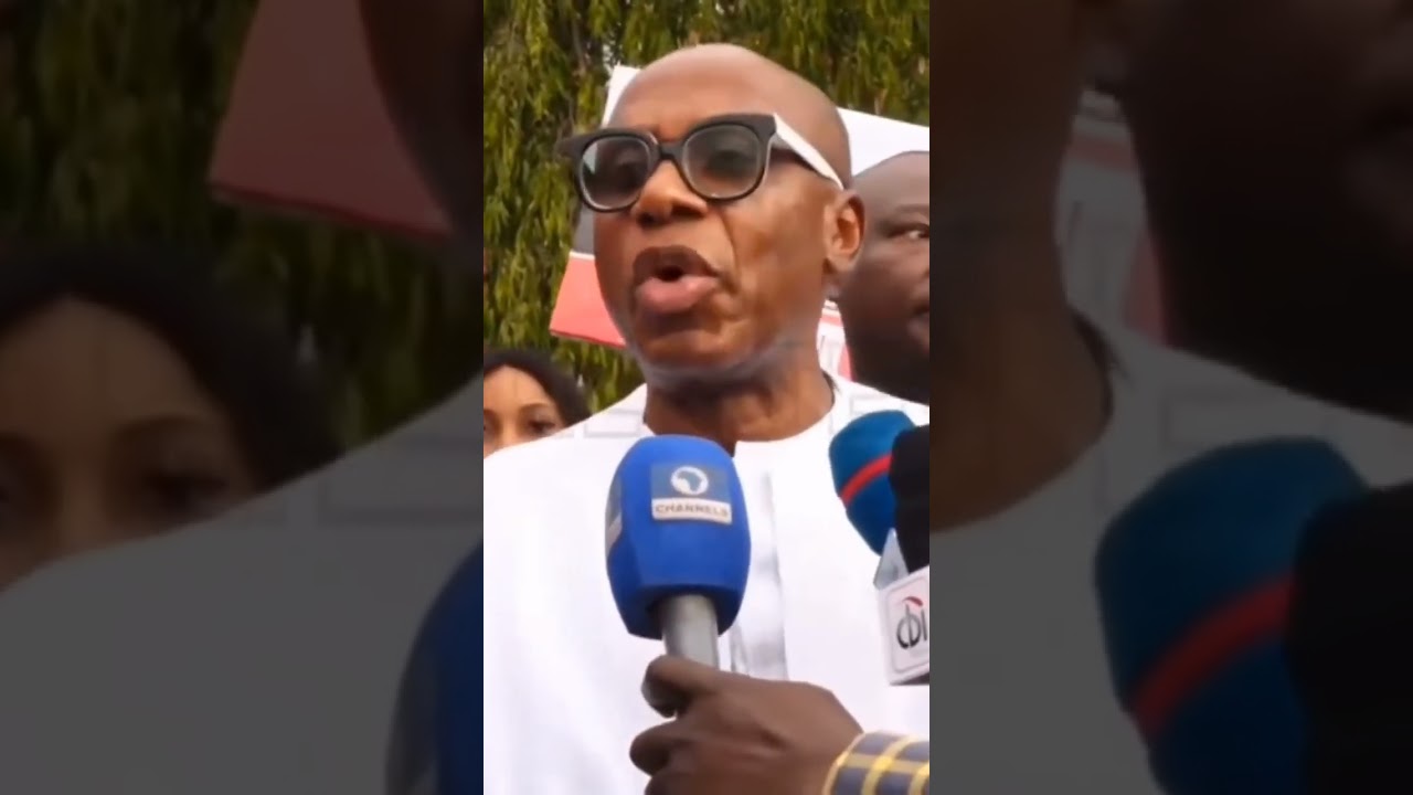I brought my son to join the protest - Rotimi Amechi