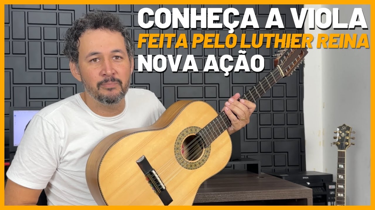 CONHEÇA A VIOLA FEITA PELO REINA LUTHIER | Sorteio Viola | Rifa | Caipira | Tião Carreiro | Solo