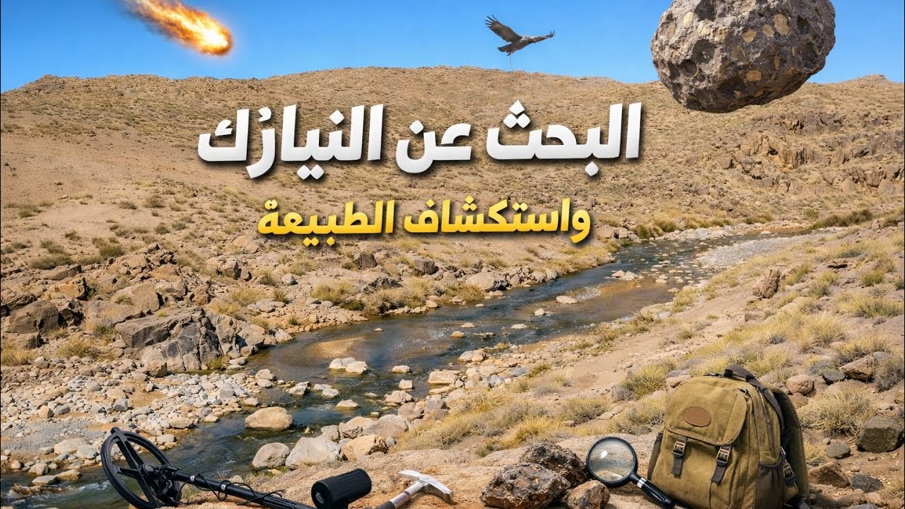 رحلة البحث عن النيازك في قلب الطبيعة | مغامرة بين الصخور والأودية