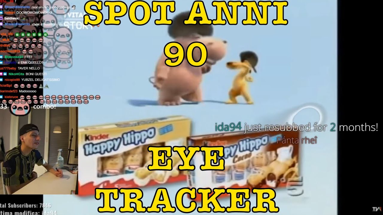 HOMYATOL GUARDA SPOT ANNI 90 CON EYE TRACKER | HOMYATOL LIVE