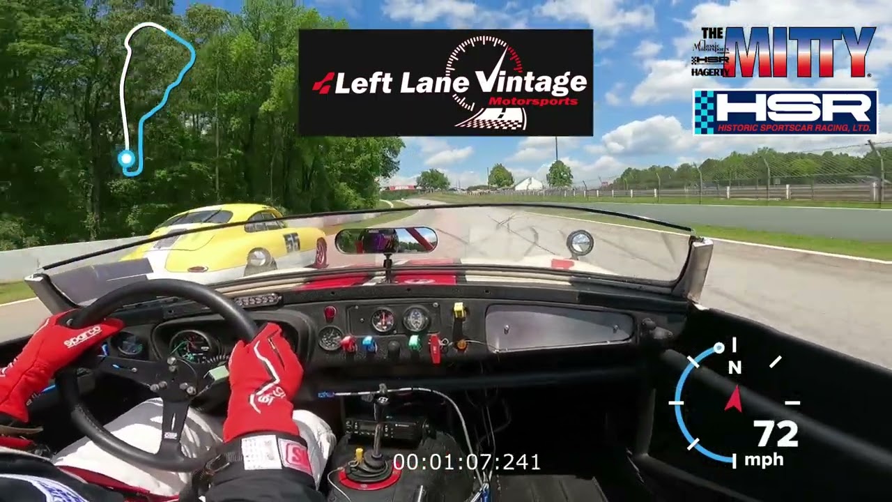 HSR The Mitty 2023 - MGB On Board Sprint Race (Full Sunday Race) | Driver: Zach Lane