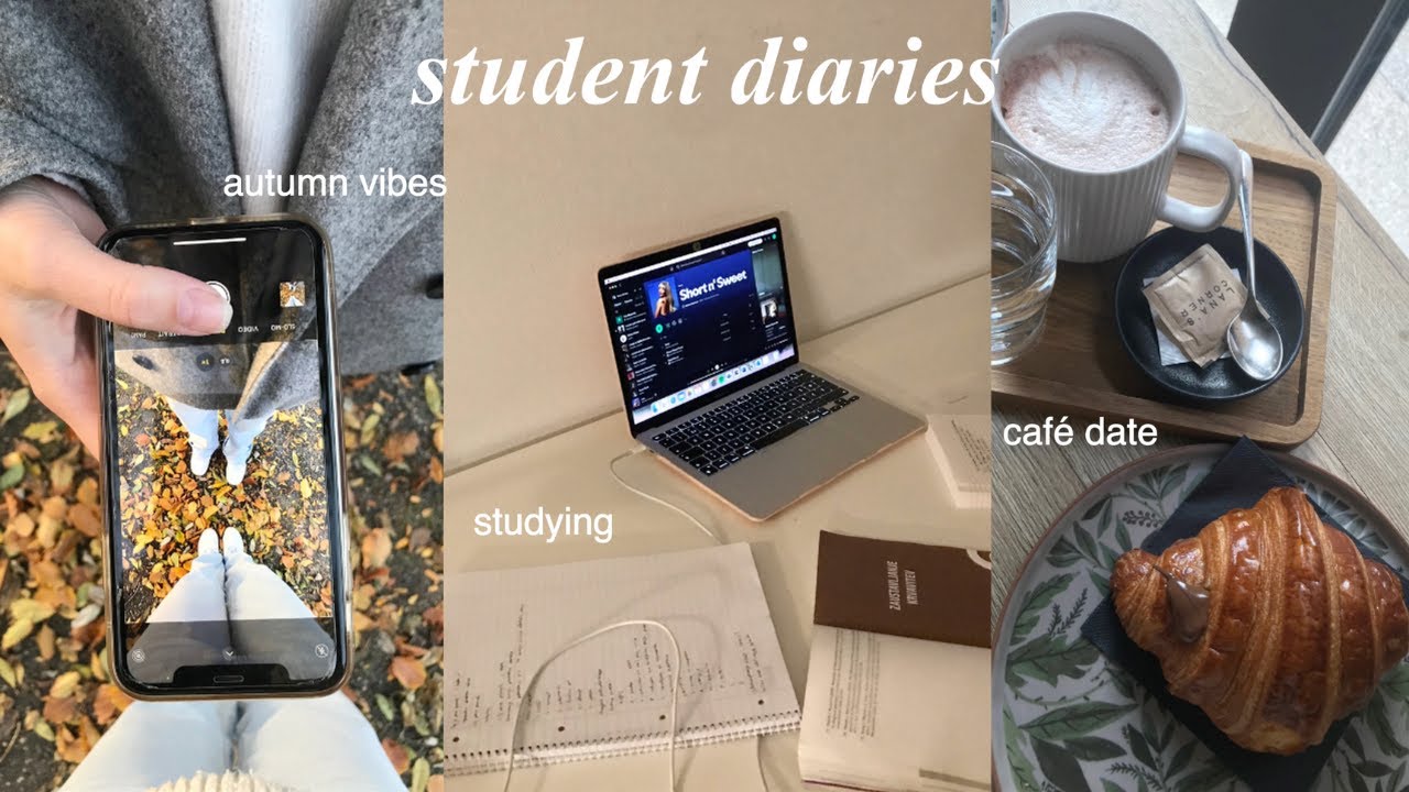 student diaries ep 2 🐾🍀 studying, cafe date, autumn vibes
