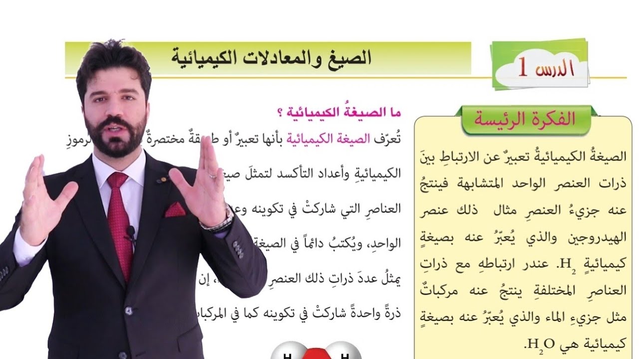 كتابة الصيغة الكيميائية  / كيمياء الثاني متوسط / الفصل الثالث الدرس الاول ص37 و 38 و 39 و40