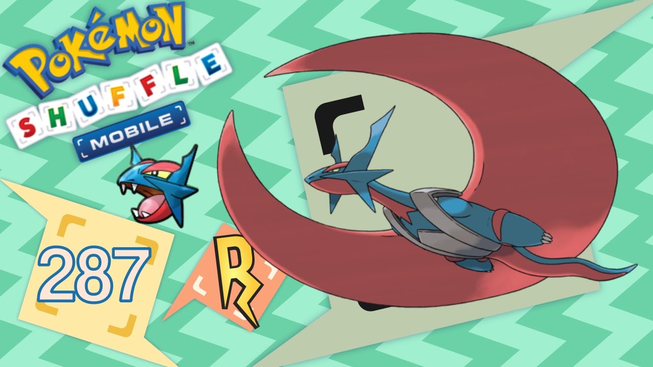 Pokémon Shuffle Mobile | MEGA-SALAMENCE! Cómo no sacar la S. (Combos no incluídos)