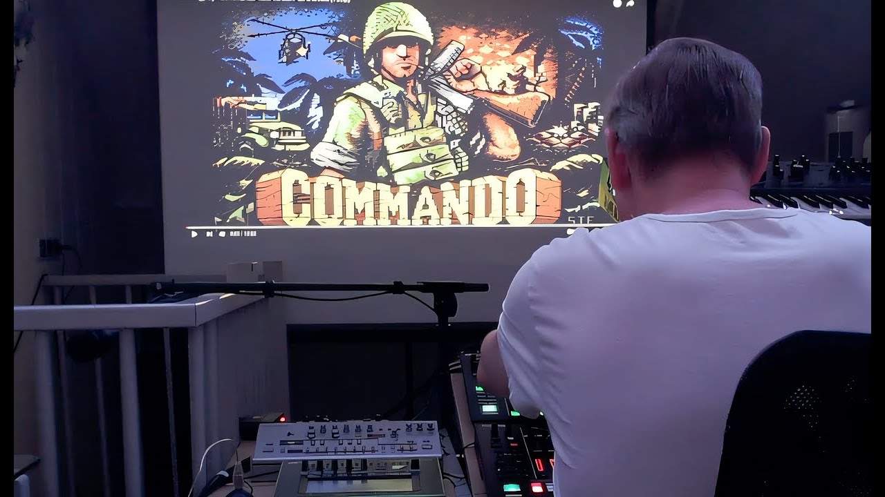 C64 Commando Soundtrack recreated on the Force with Iridium and Kyra Synthesizer