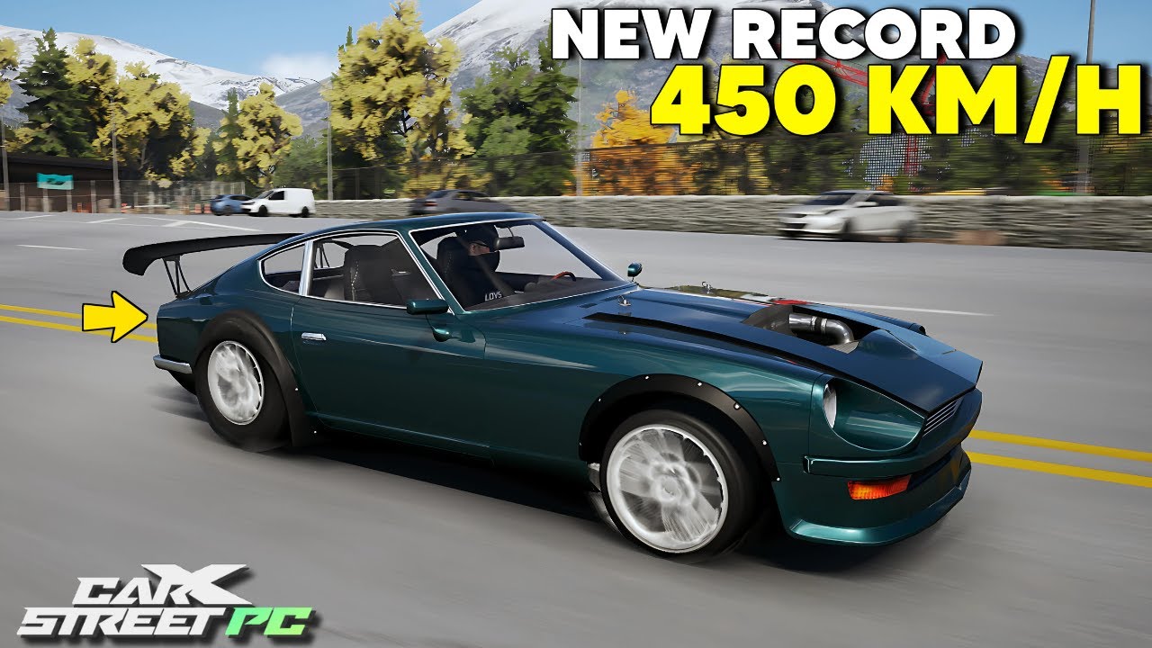 Nissan Fairlady (FLD) 450 KM/H ☠️– The Fastest CarX Street PC Tune!