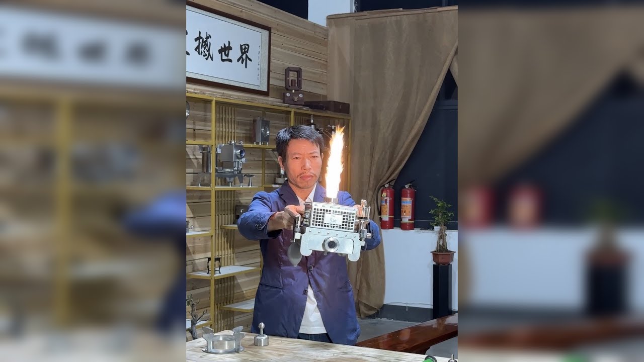 #乡村守护人 #万物皆可挂闲鱼 今天做了一个“震撼世界”的废机油火箭炉，完美！