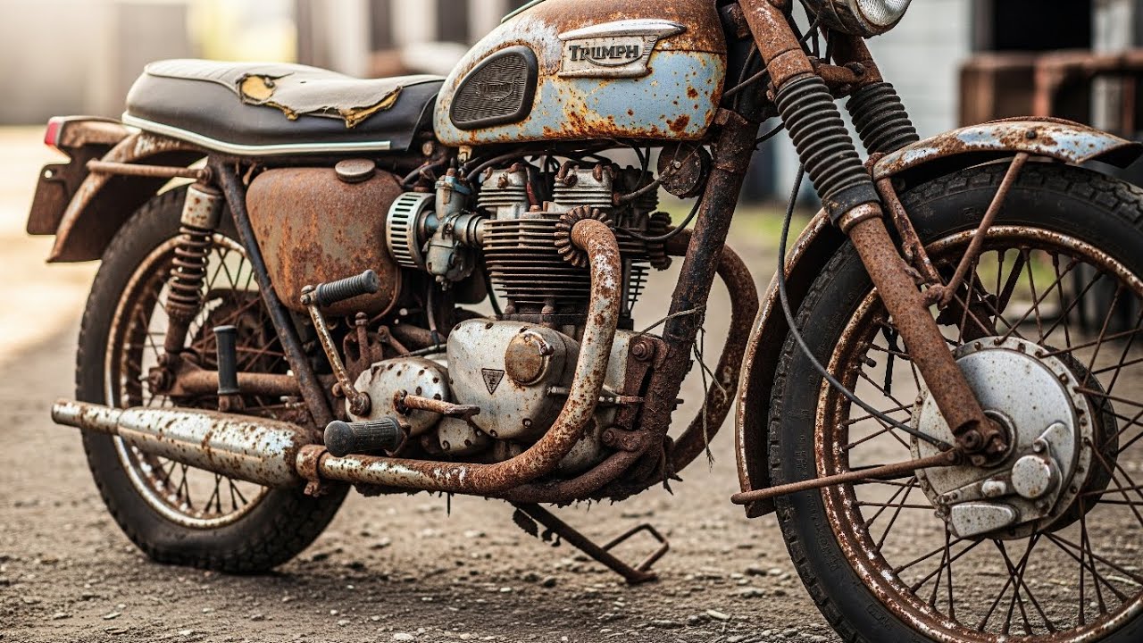 ASMR of Restoring a Forgotten Motorcycle 💥