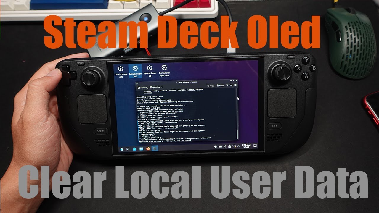 How To Clear Local User Data On Steam Deck