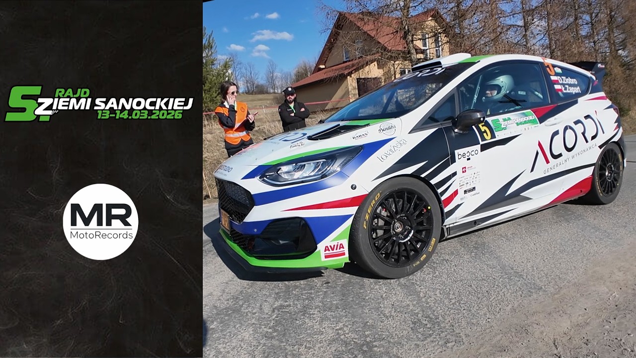 5-е ралли Санок-Лэнд-2026 | Зиобро / Запарт | Форд Фиеста Ралли3 | МотоРекордс