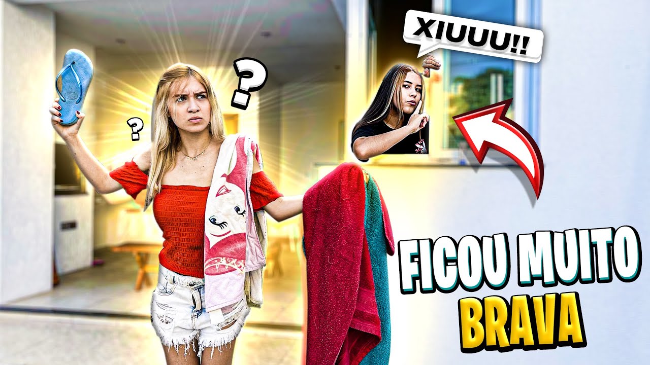 PASSEI O DIA ME ESCONDENDO DA LAYNNE E ELA FICOU MUITO BRAVA!