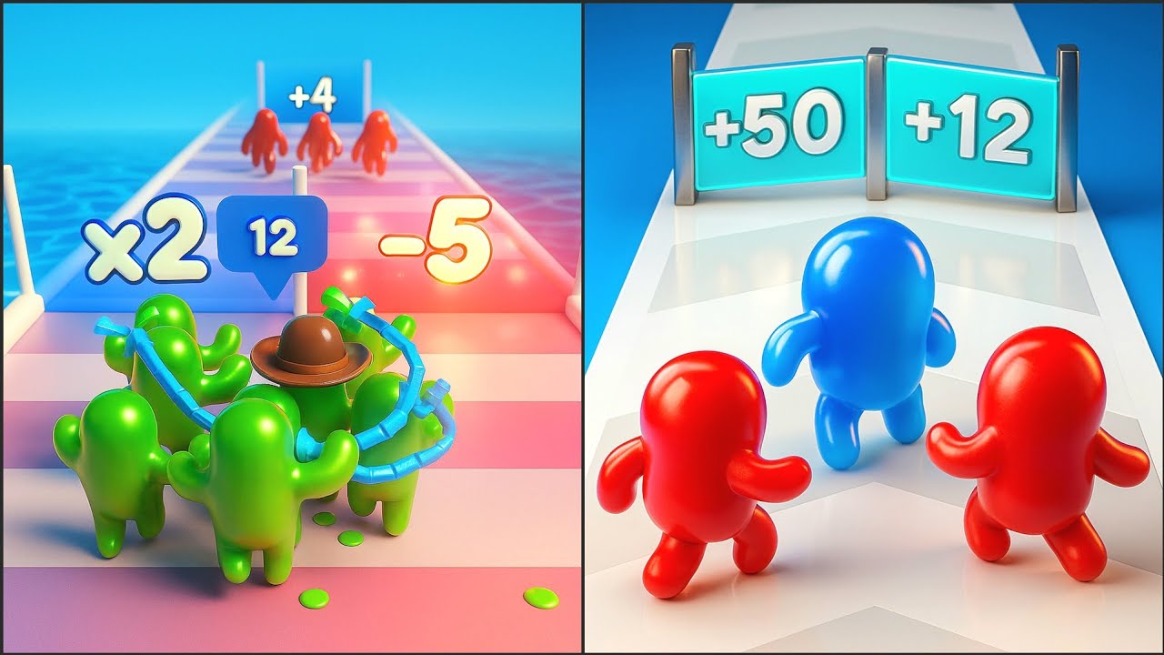 Join Blob Clash VS Join Blob Clash | Hard Level Gameplay | Walkthrough Gameplays 🧬🧬🎮🔥