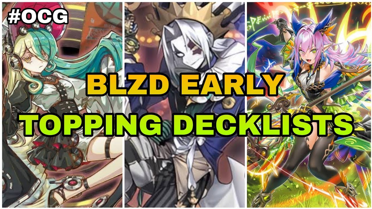 Yu-Gi-Oh! - BLZD: лучшие колоды на ранних этапах | Отчет о метагейме OCG и обзоры колод