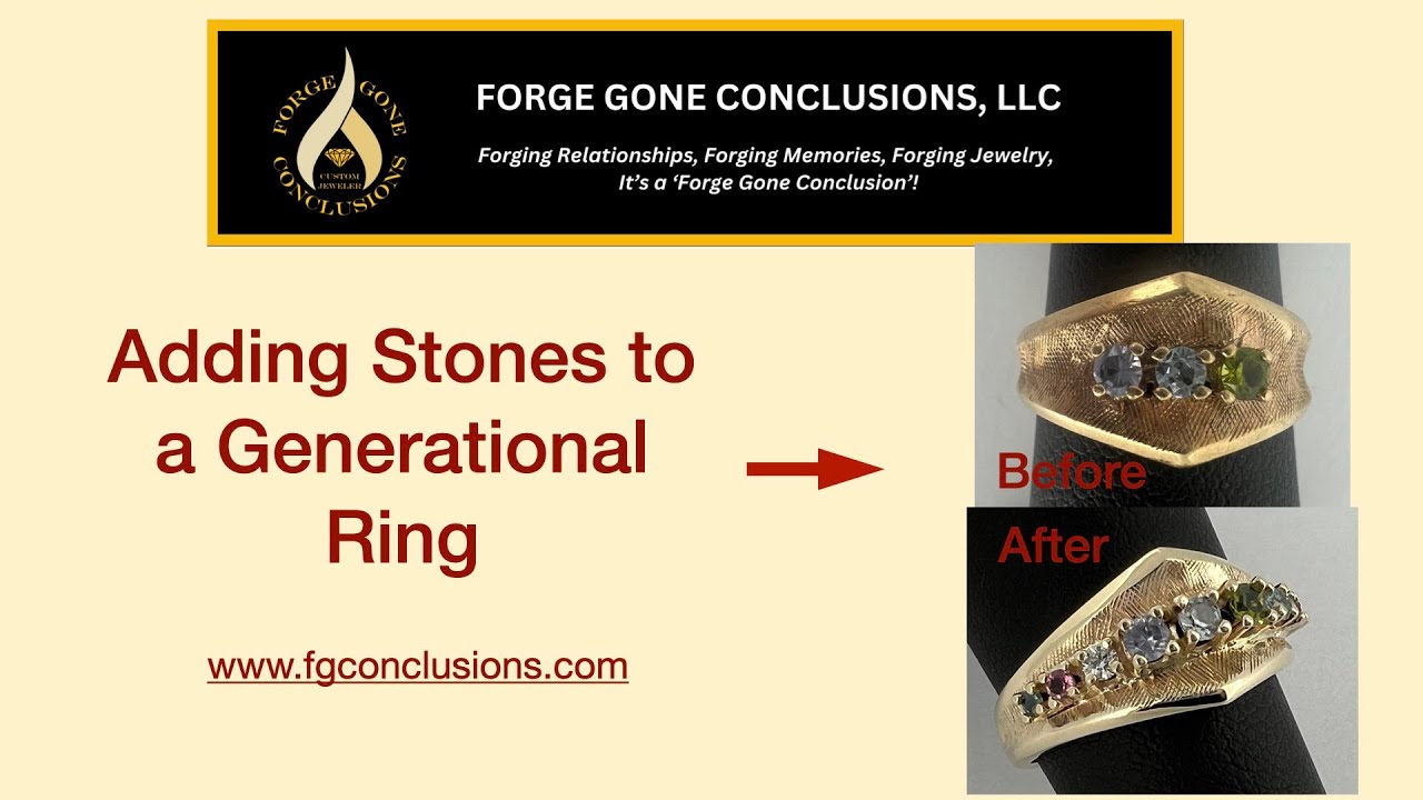 Adding Stones to a Generational Ring