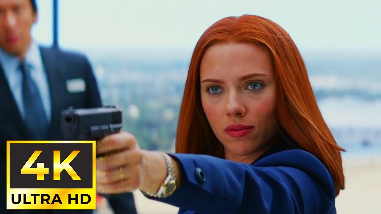 Black Widow vs Alexander Pierce   Captain America  The Winter Soldier 1