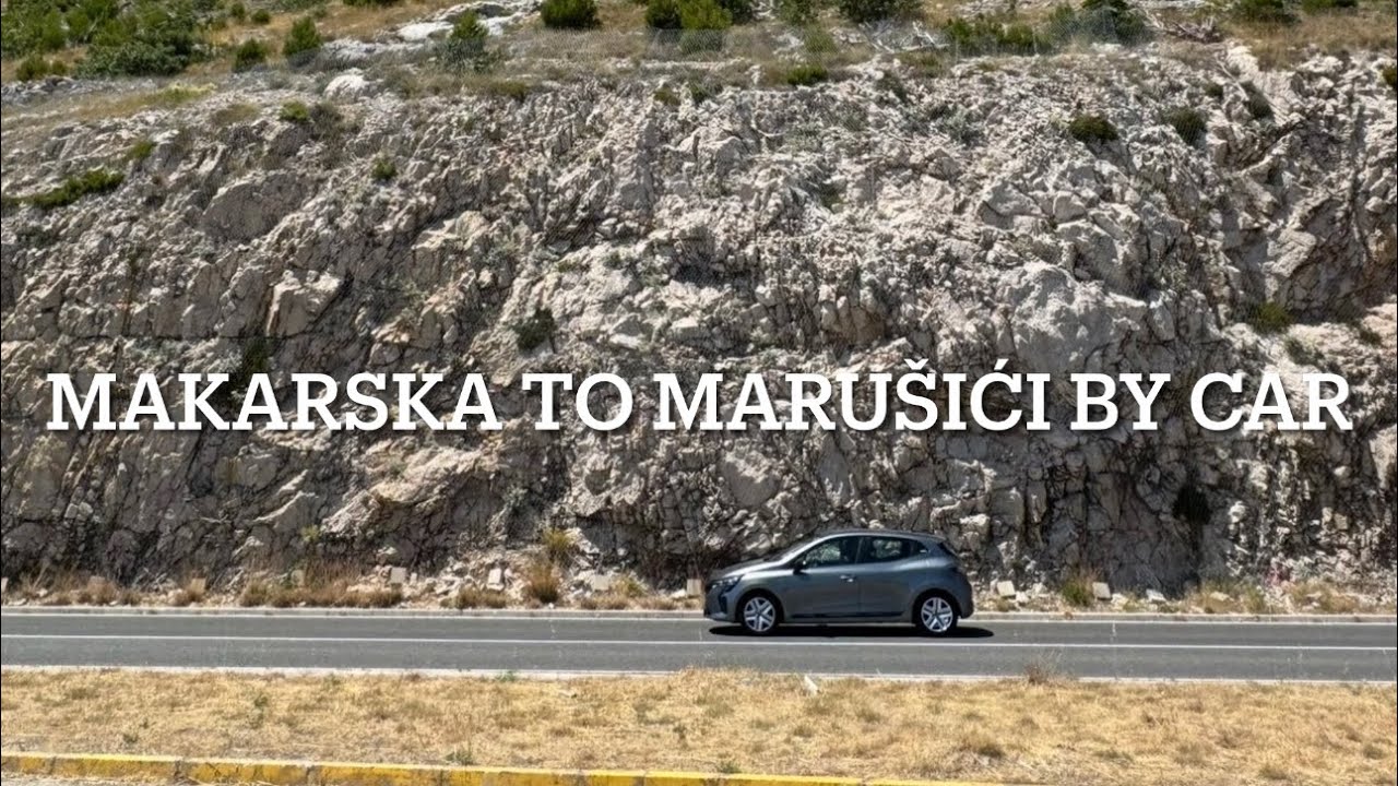 Makarska to Marušići by car | Croatia 2025