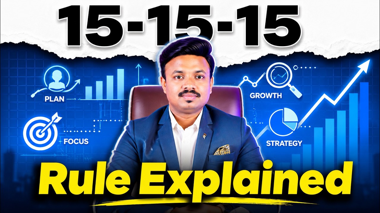 What is 15-15-15 Rule to Investment | With Proven Strategy | Sanket Awate