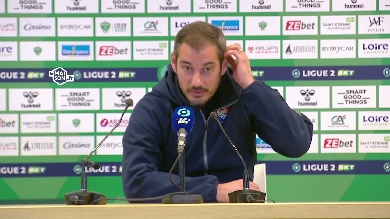J35 Ligue 2 BKT : La réaction de Nicolas Seube après ASSE 1-0 SMCaen