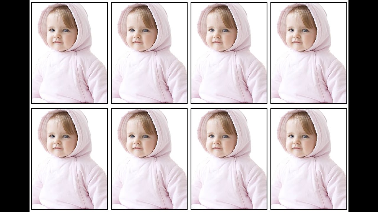 عمل صورة (4*6) مكررة مثل الأستوديو بنقرة واحدة باستخدام أكشن من انشائك photoshop 