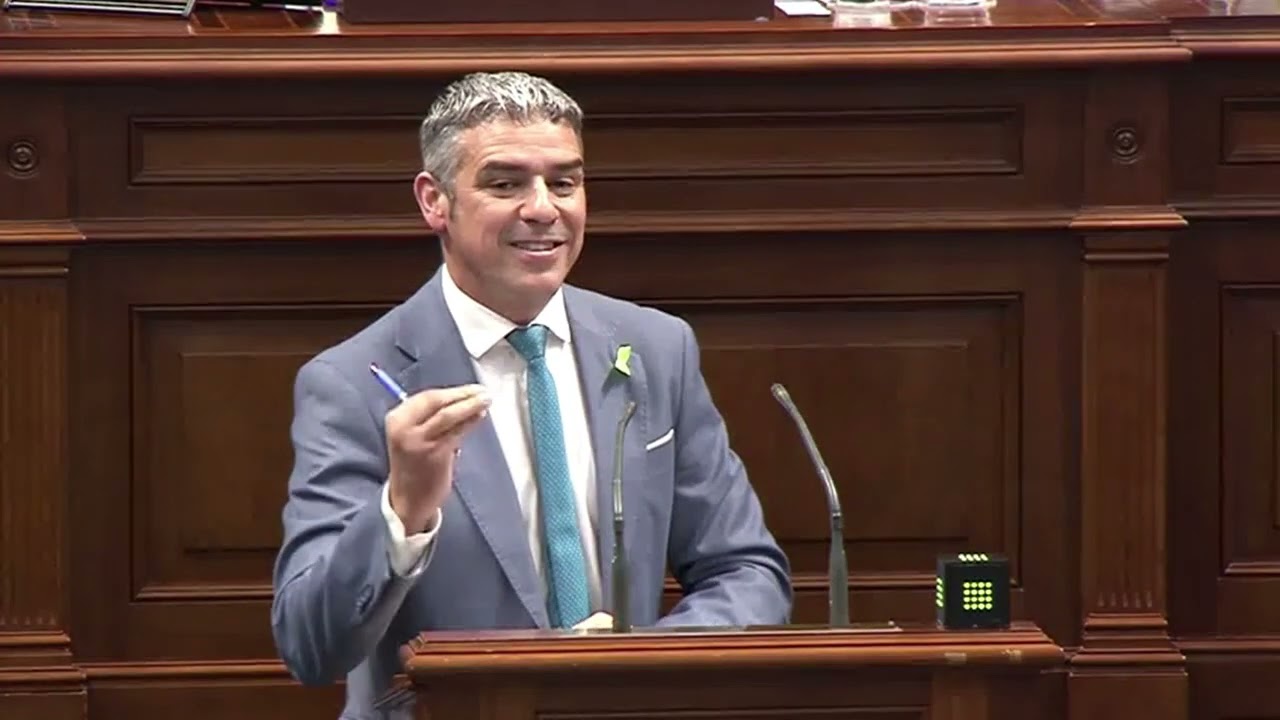 Narvay Quintero, consejero de Agricultura, ganadería y pesca y soberanía alimentaria de Canarias