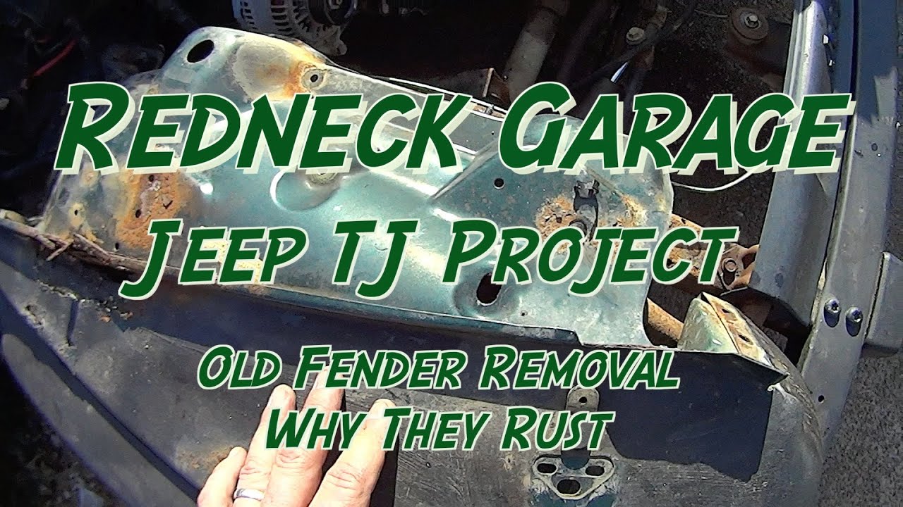 Jeep Wrangler TJ Fender Replacement - TJ Fender Removal