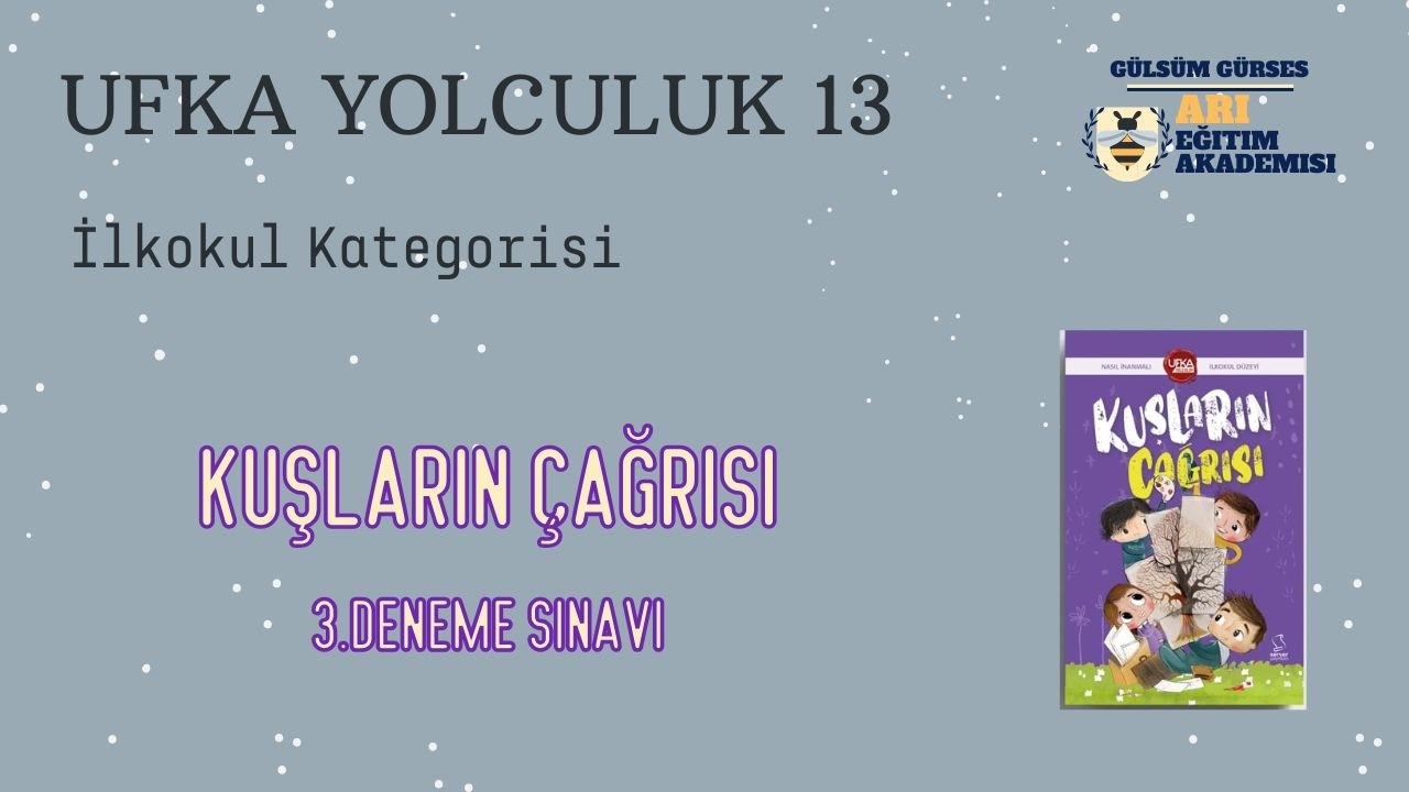 UY13 - İlkokul 3.Deneme Sınavı