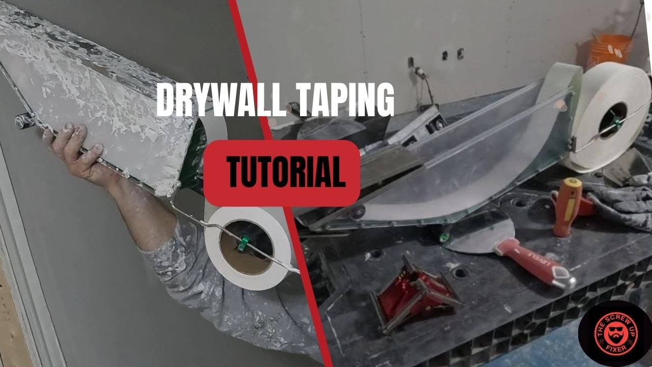 Professional Drywall Taping with the Taper Mate | Massive House Renovation
