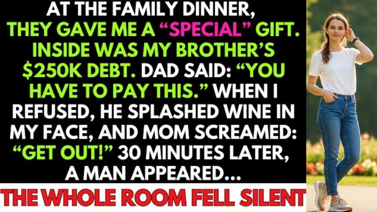 My Parents Demanded I Pay My Brother’s $250K Debt—When I Refused, They Threw Wine and Kicked Me Out