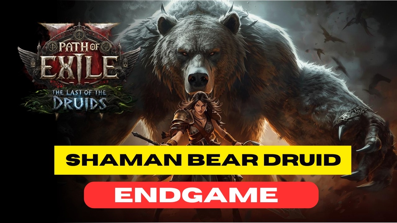 POE2 Endgame Bear Druid | Gold Lvl 14 2 Abyss Tablets & Atziri Temple Pt 2 | No Commentary
