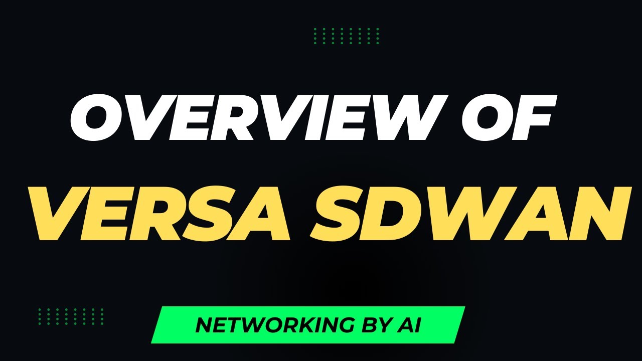 Overview of Versa Sdwan | versa sdwan  #versasdwan  #networkengineers #cisco