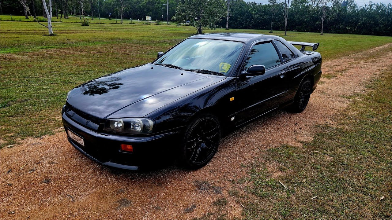 L Plate R34 Skyline gets Coilovers!!