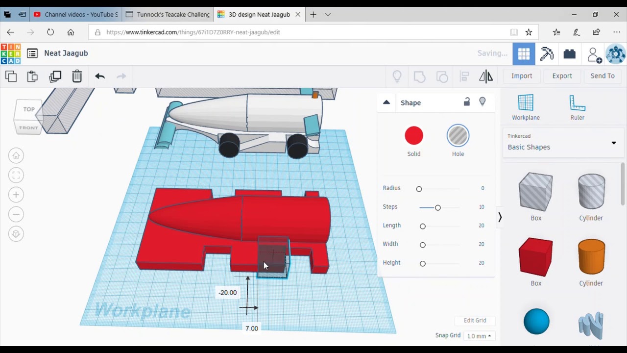 Tinkercad F1 in Schools Car