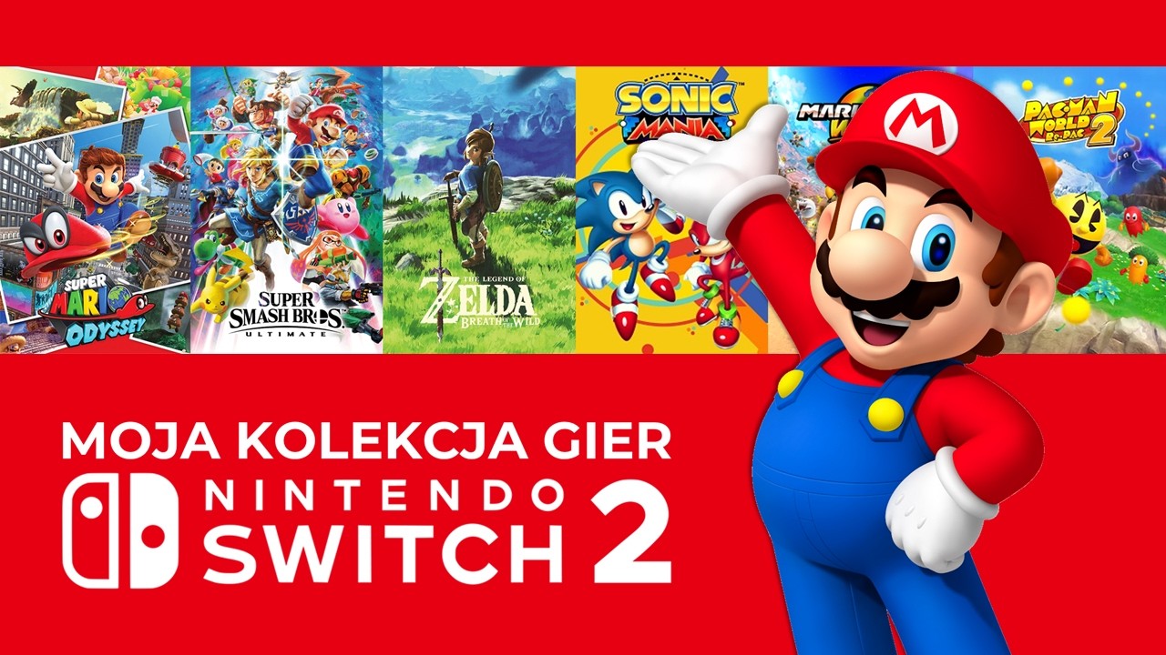 Moja kolekcja gier na konsole Nintendo Switch/Switch 2 2026 Edyszyn