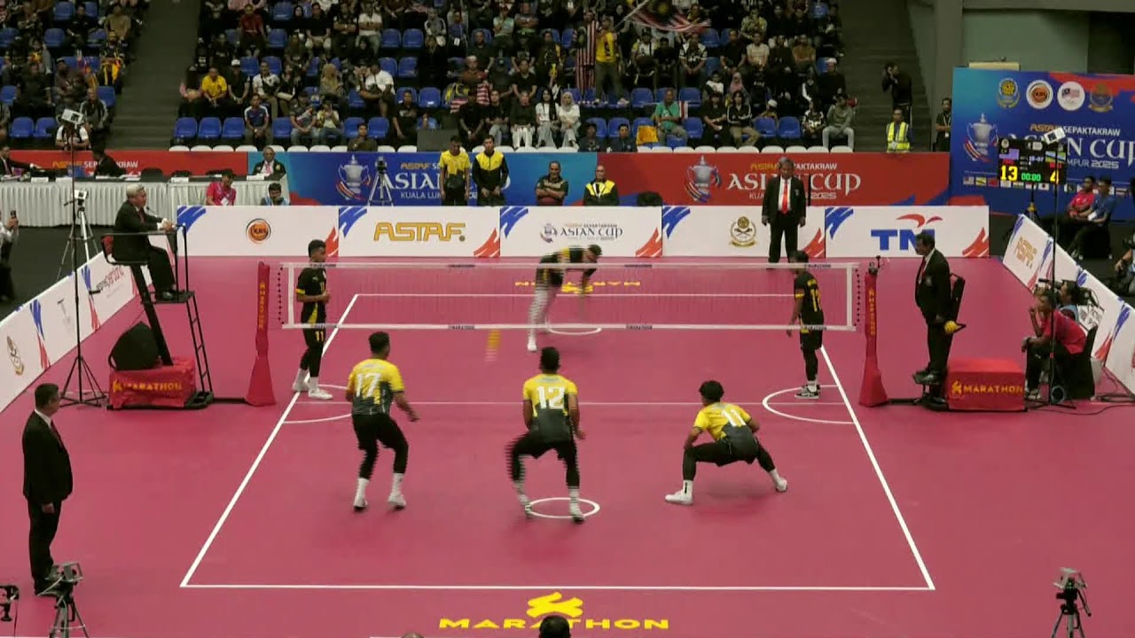 Malaysia vs Brunei - Regu QF 4 - ASTAF Sepaktakraw Asian Cup Kuala Lumpur 2025