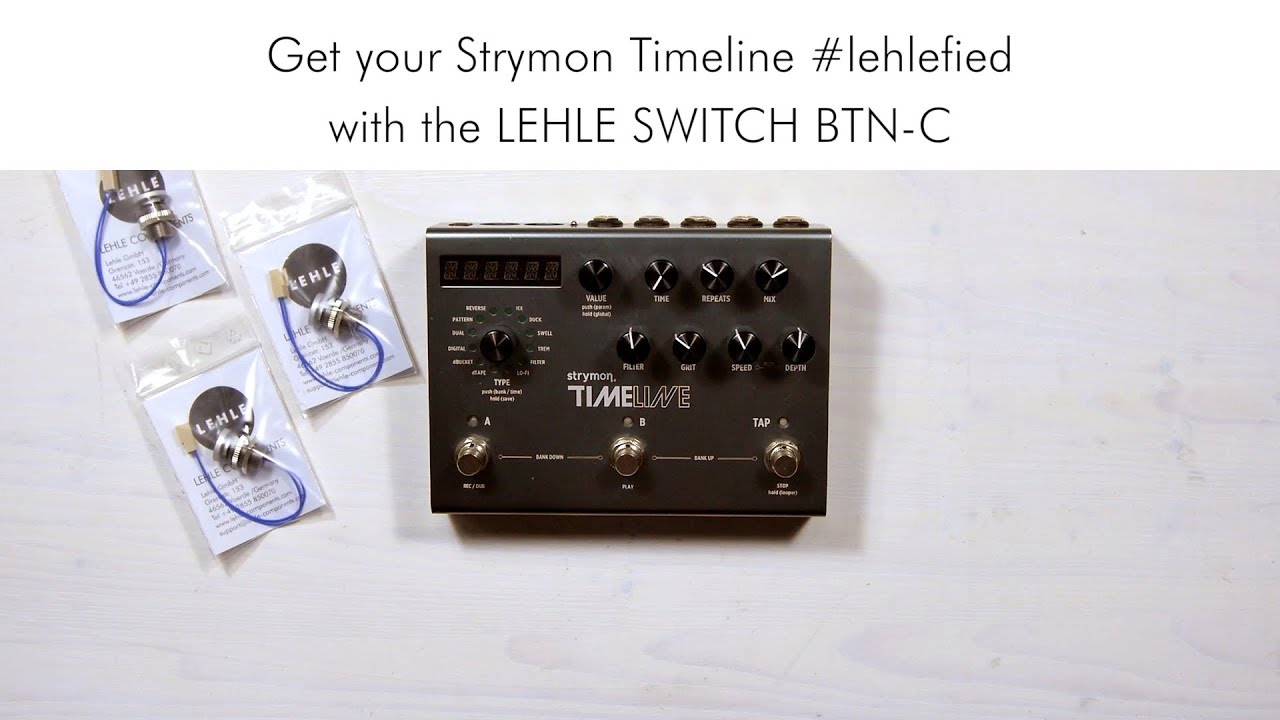 Strymon TimeLine Foot Switch Replacement Solderless