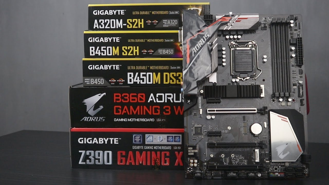 Gigabyte Z390 GAMING X not for i3 or i5