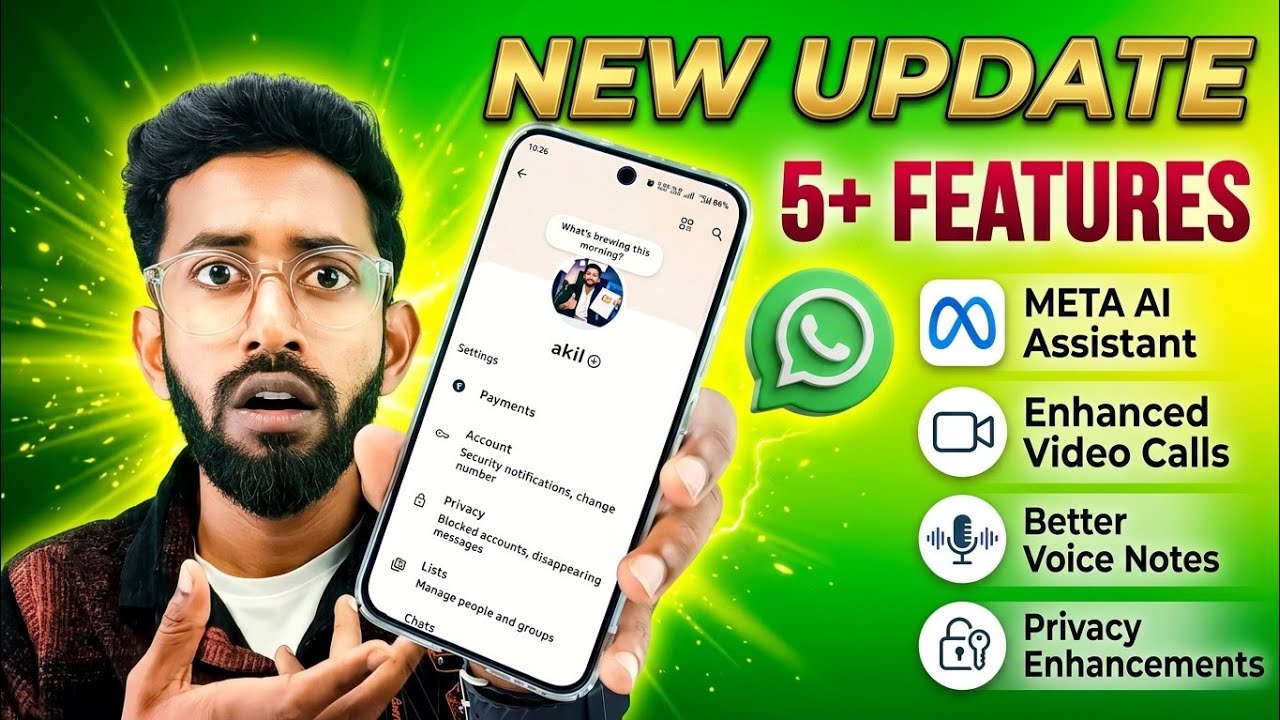 WhatsApp 5 Latest Update 🔥 WhatsApp Private Chat Features 😱 WhatsApp New Hidden Update 