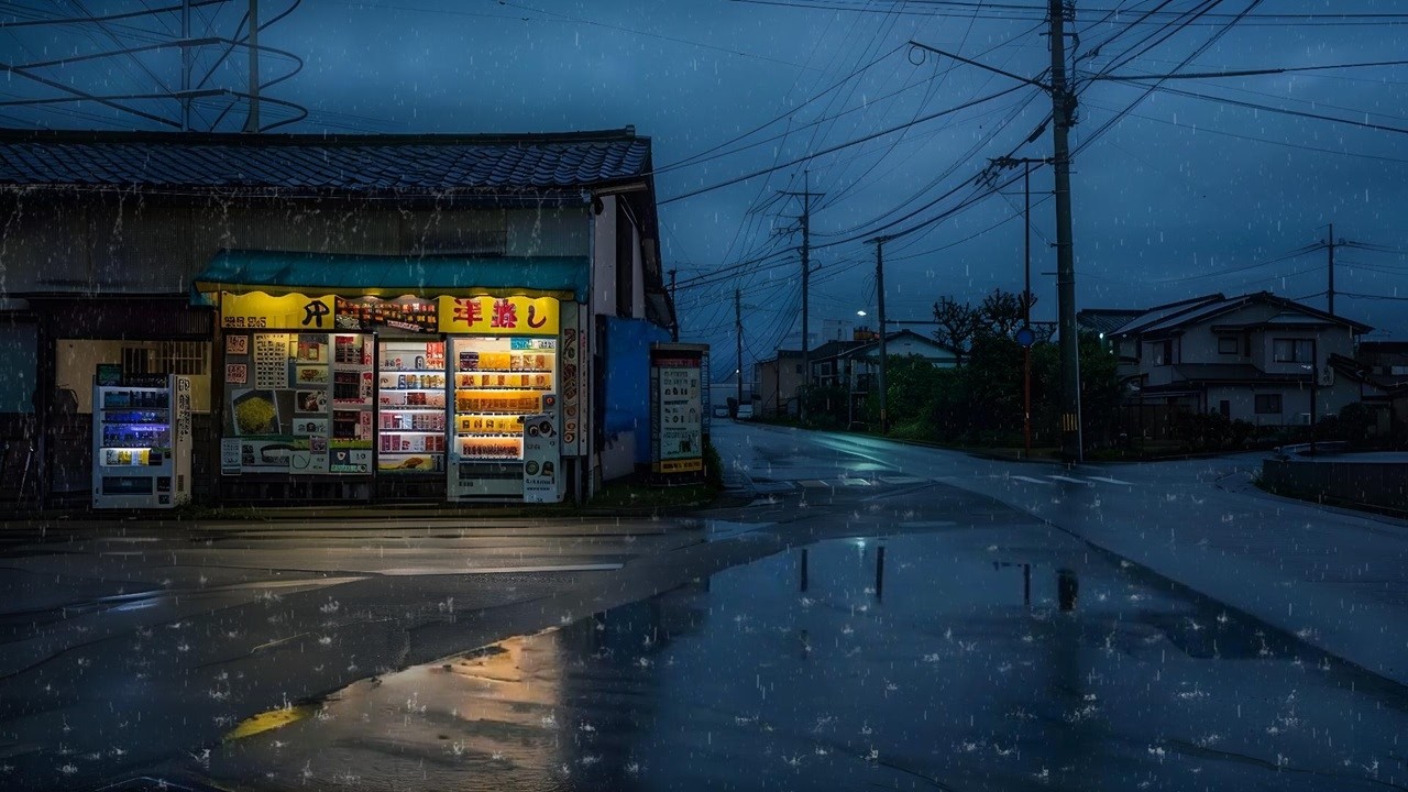 Tokyo After Midnight 🌙 Rain Lofi Sleep Relaxing Music