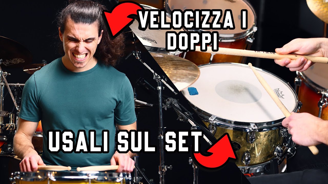 SUPER esercizio per doppi colpi e applicazione sul set! Velocità e musicalità!