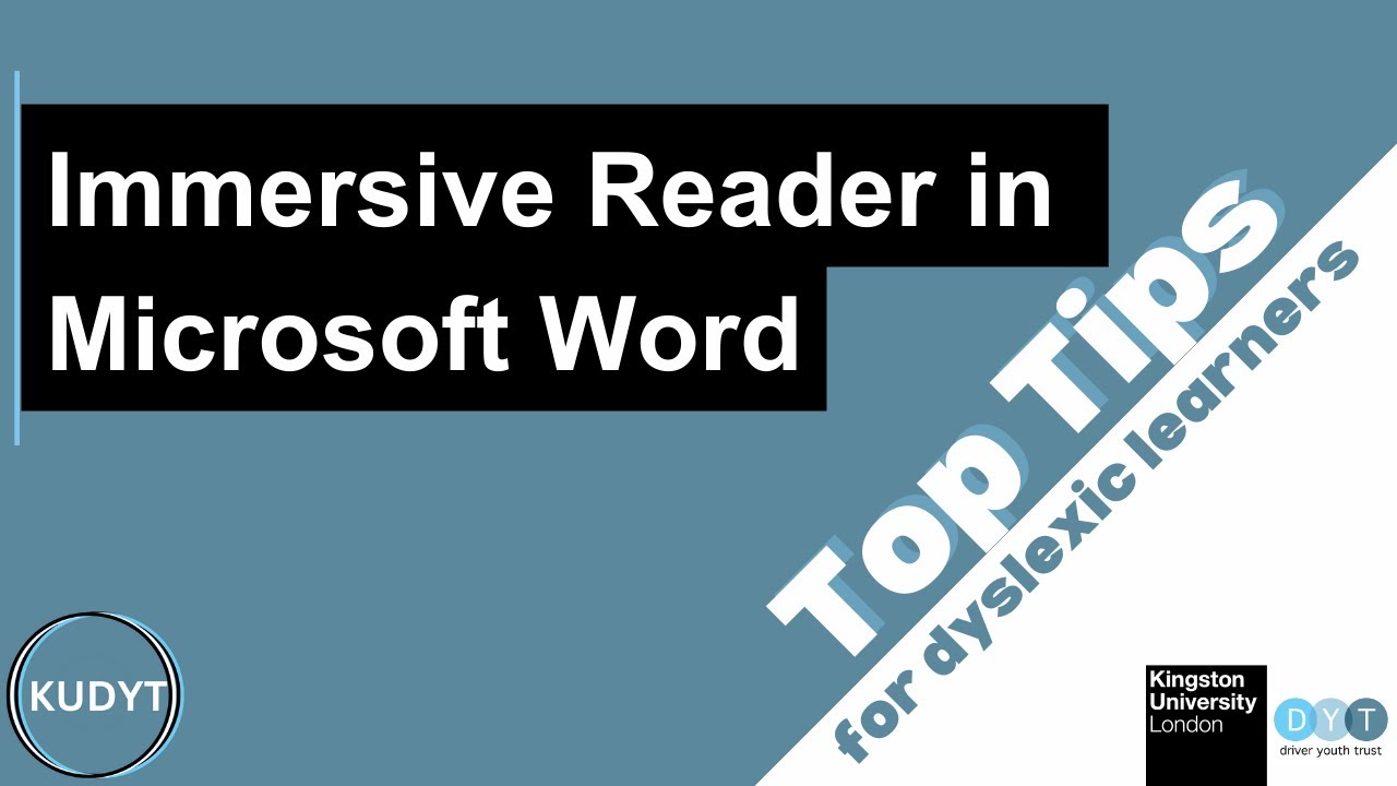 Immersive reader in Microsoft word