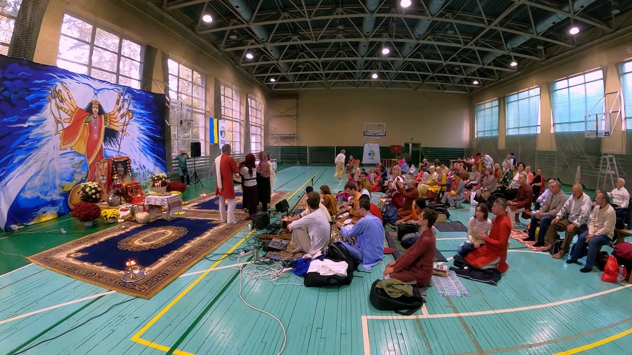 Mahamaya Mahakali - Navratri Puja in Kyiv, Ukraine - 22.10.2023 🙏💛💙🇺🇦🕉