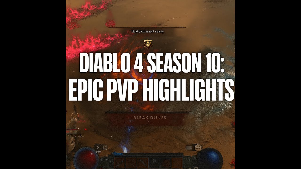 Diablo 4 Season 10: Epic PvP Highlights #diablo4 #diabloiv