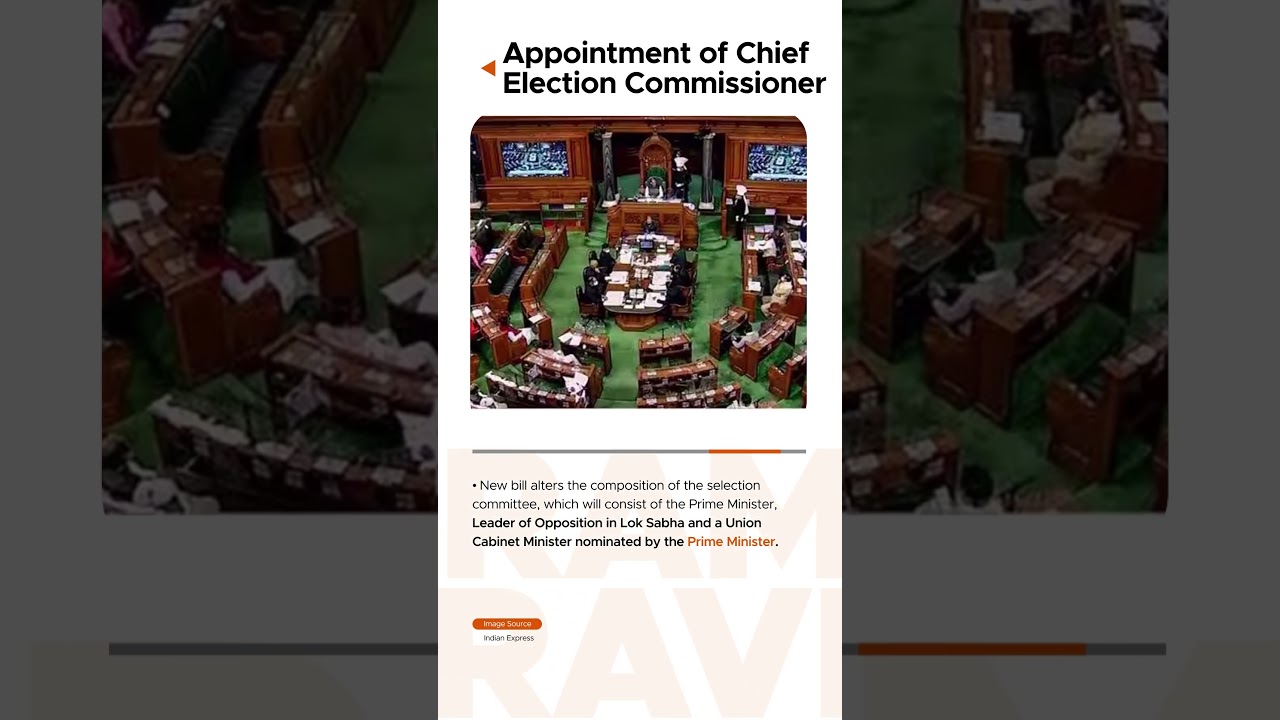 Appointment of Chief Election Commissioner | Studies & Current Affairs for IAS Exam | Vajiram & Ravi