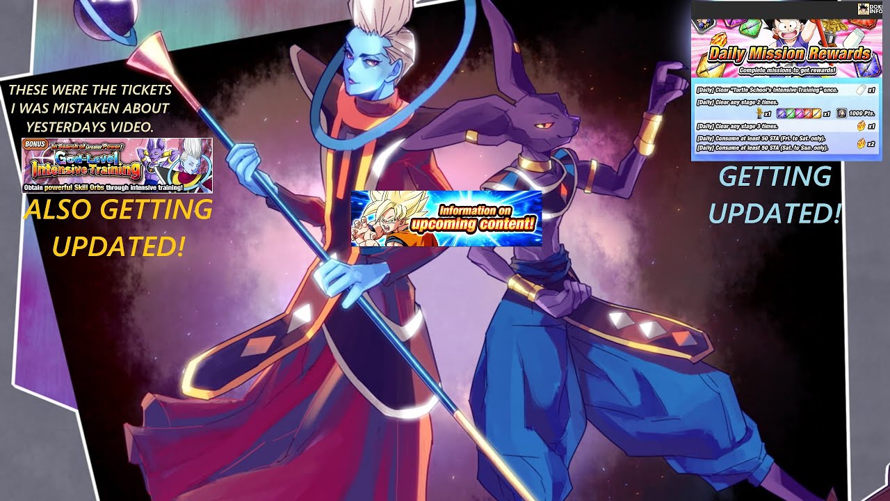 Upcoming Content! CELL MAX BURST MODE! WHIS AND BEERUS EVENT IS GETTING UPDATED! DBZ Dokkan Battle!