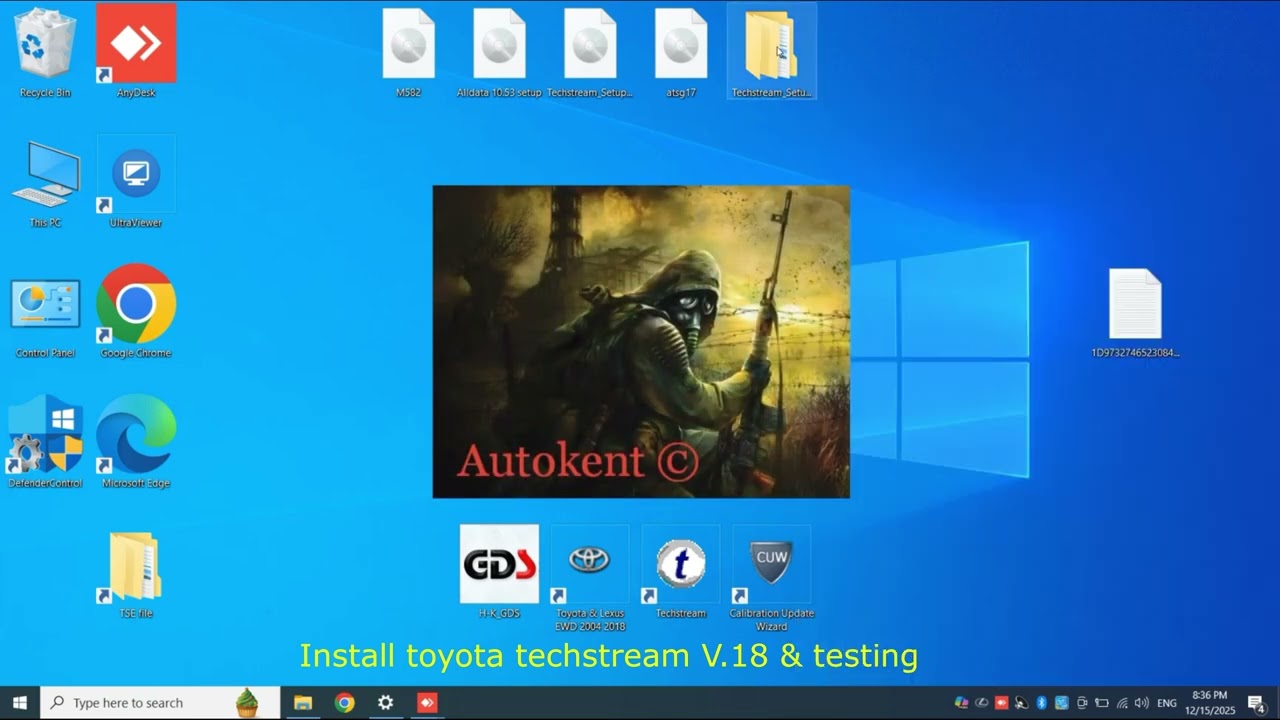 Install toyota techstream V 18 & testing #toyotatechstream #techstream #toyota #lexus #