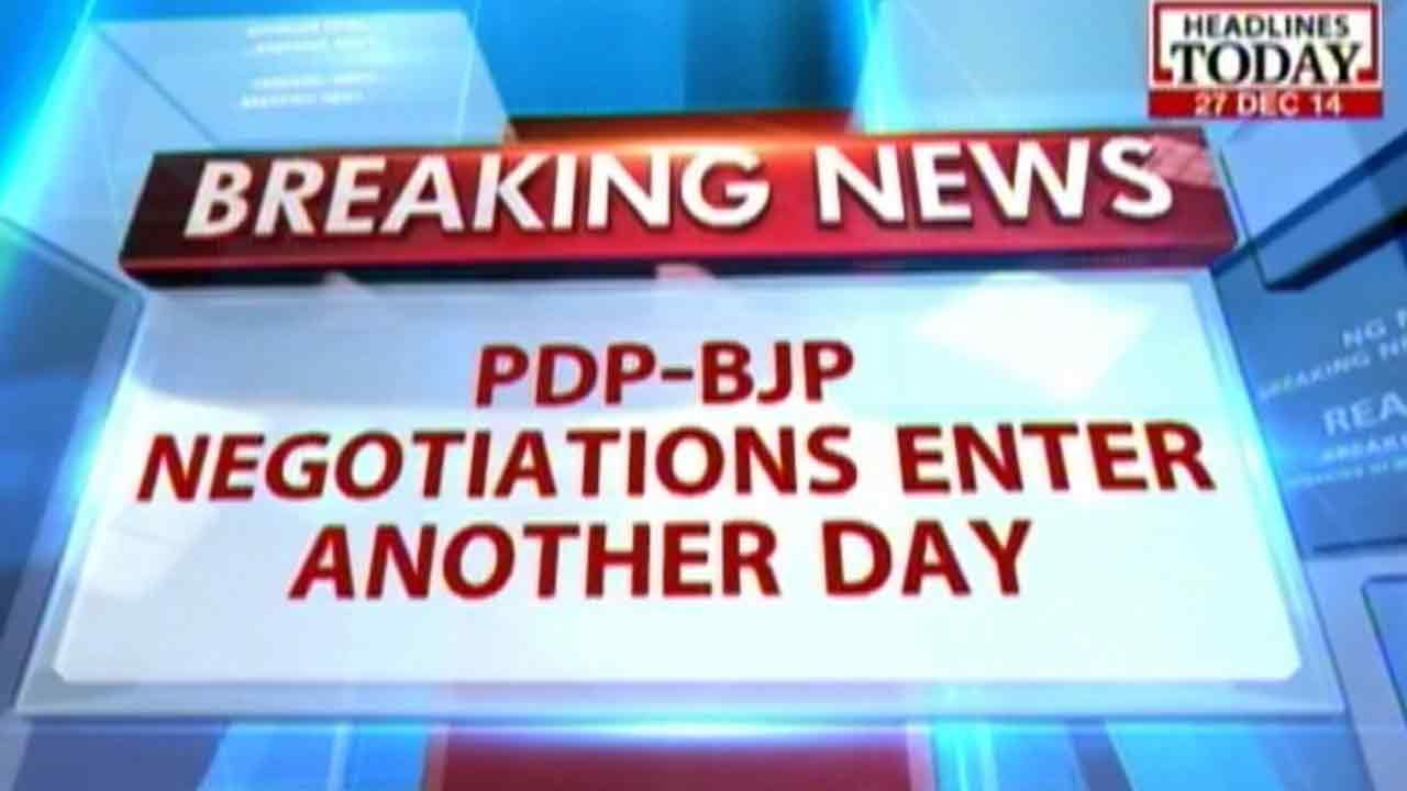 J&K: PDP-BJP still engaged in government formation talks