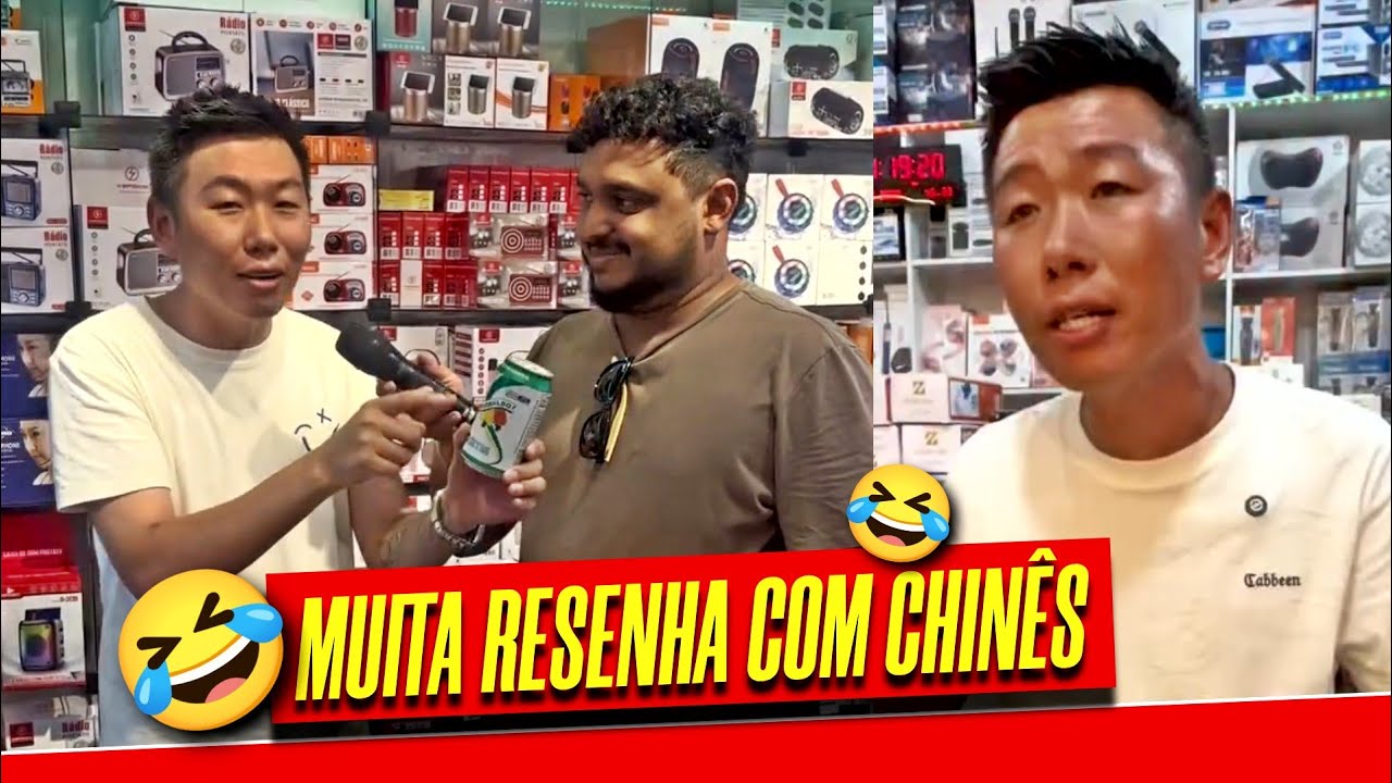 TENTE NÃO RIR 😂😂😂 O CHINÊS FICOU BRAVO MUITA RESENHA KKKKK