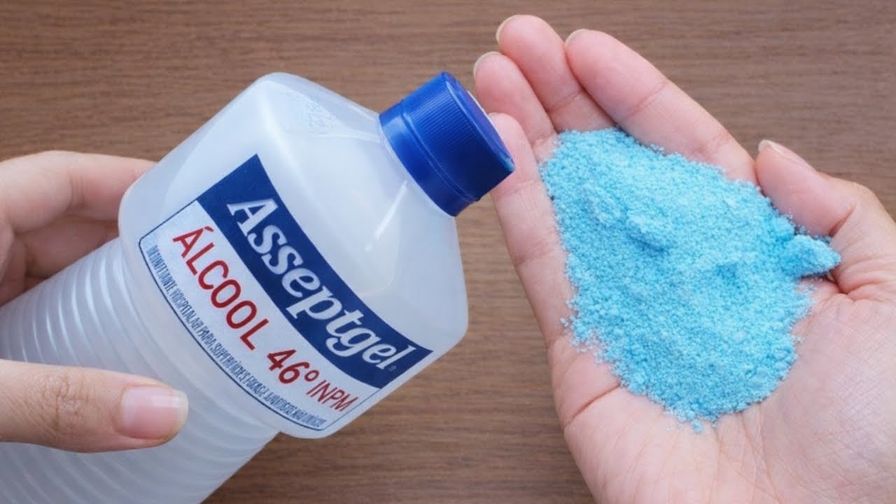 MORRIA E NÃO SABIA: é só colocar ÁLCOOL no SABÃO EM PÓ e não precisa mais gastar dinheiro no mercado